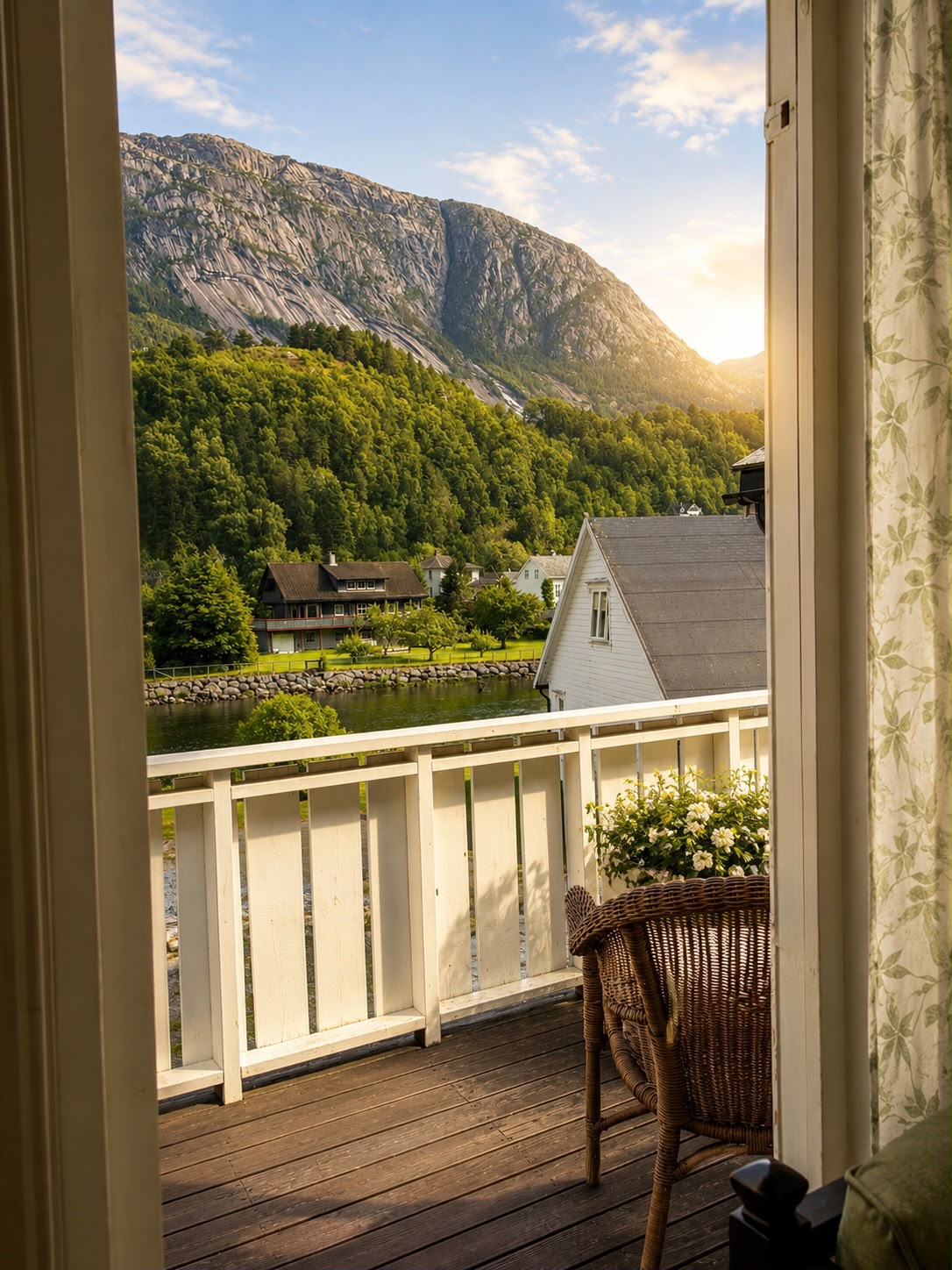 Cabin for 2 — balcony view